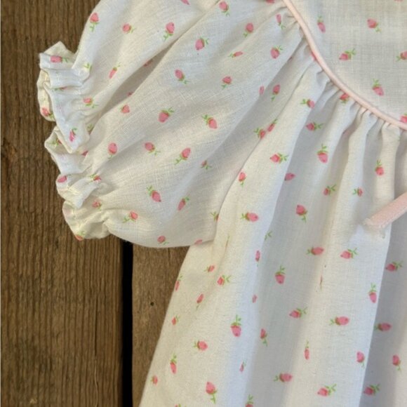 Alexis White and Pink Floral Nightgown - Picture 4 of 7